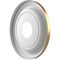 Ekena Millwork Traditional PVC Medallion (Canopies up to 7 1/2"), 13"OD x 3 1/2"ID x 1 1/4"P, Bright Coat Gold CMP13TRBGL - alternate 5
